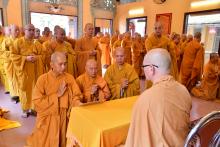 BTS Phật giáo Quận 10 tác pháp an cư tại chùa Ấn Quang