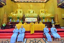 Xúc động Lễ xuất gia cho 4 nam tịnh nhơn tại chùa Giác Ngộ