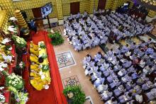 Hơn 500 hành giả sáng suốt chọn đức Phật làm bậc thầy tâm linh tại Chùa Giác Ngộ